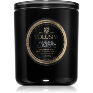 VOLUSPA Maison Noir Ambre Lumiere illatgyertya 270 g-ár