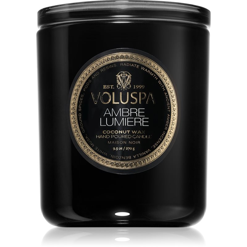 VOLUSPA Maison Noir Ambre Lumiere illatgyertya 270 g-ár