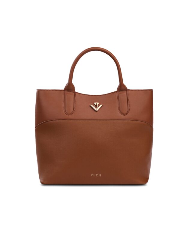 VUCH Christel Divide Brown Handbag