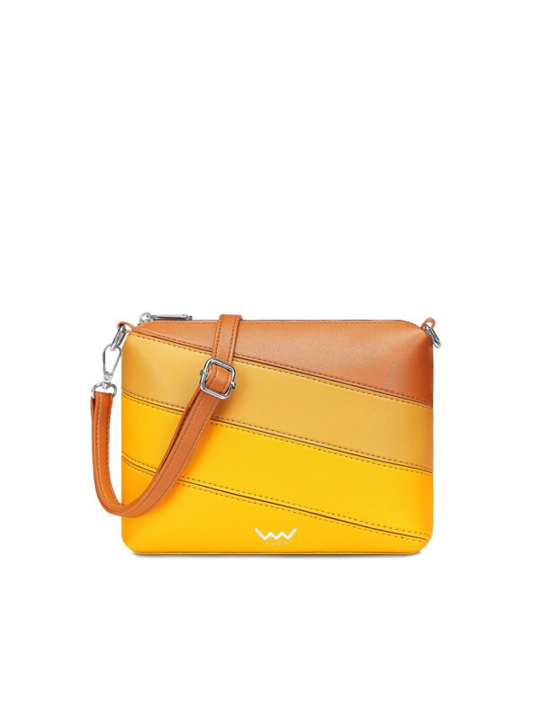 VUCH Coalie Striped Yellow Handbag