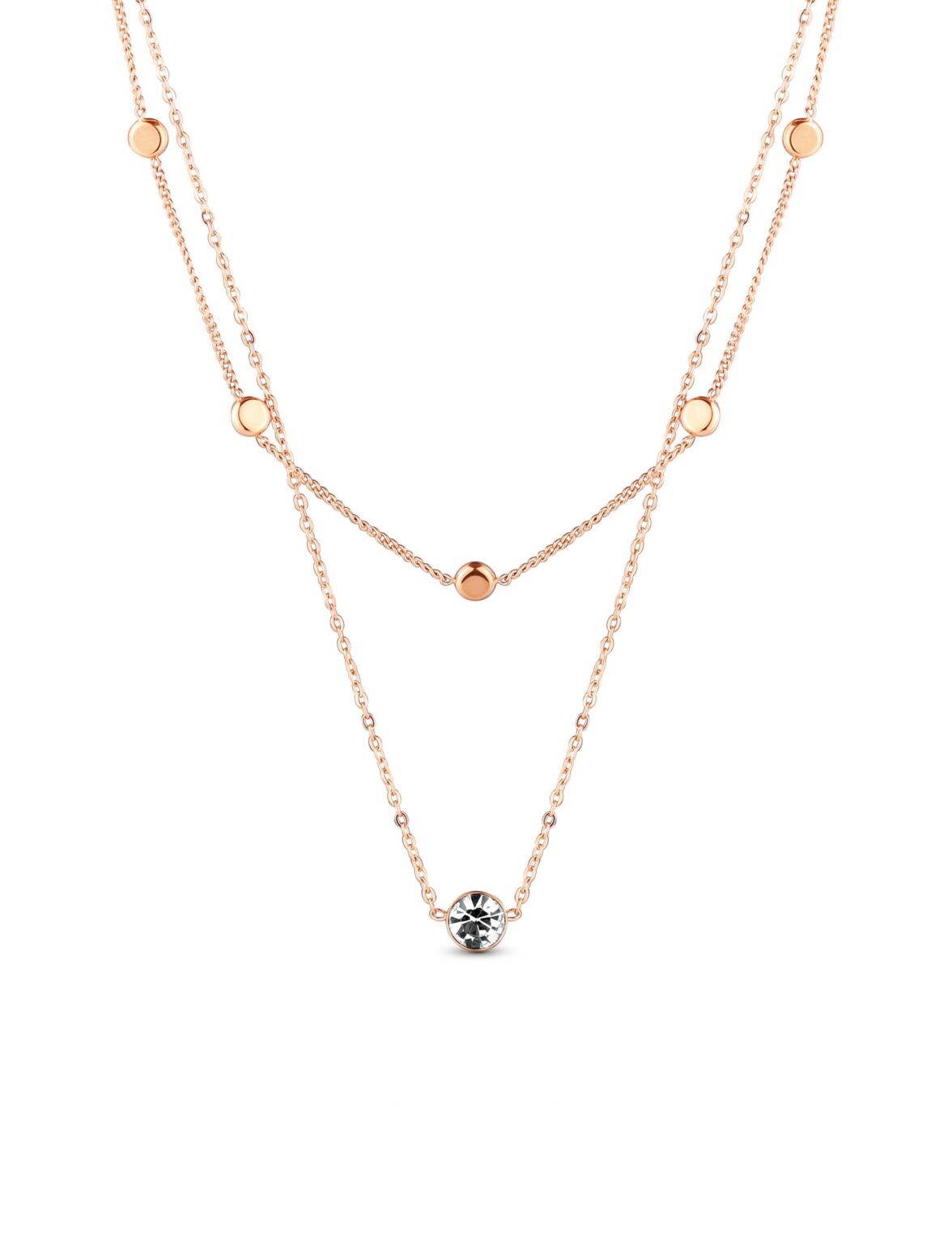 VUCH Elista Rose Gold Necklace