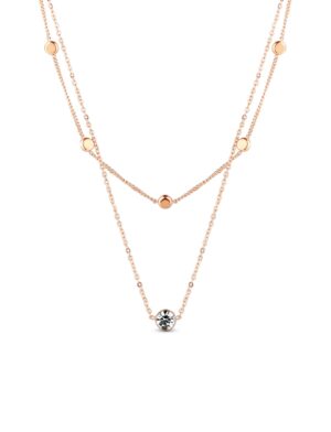 VUCH Elista Rose Gold Necklace