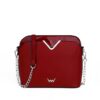 VUCH Fossy Smooth Red Handbag