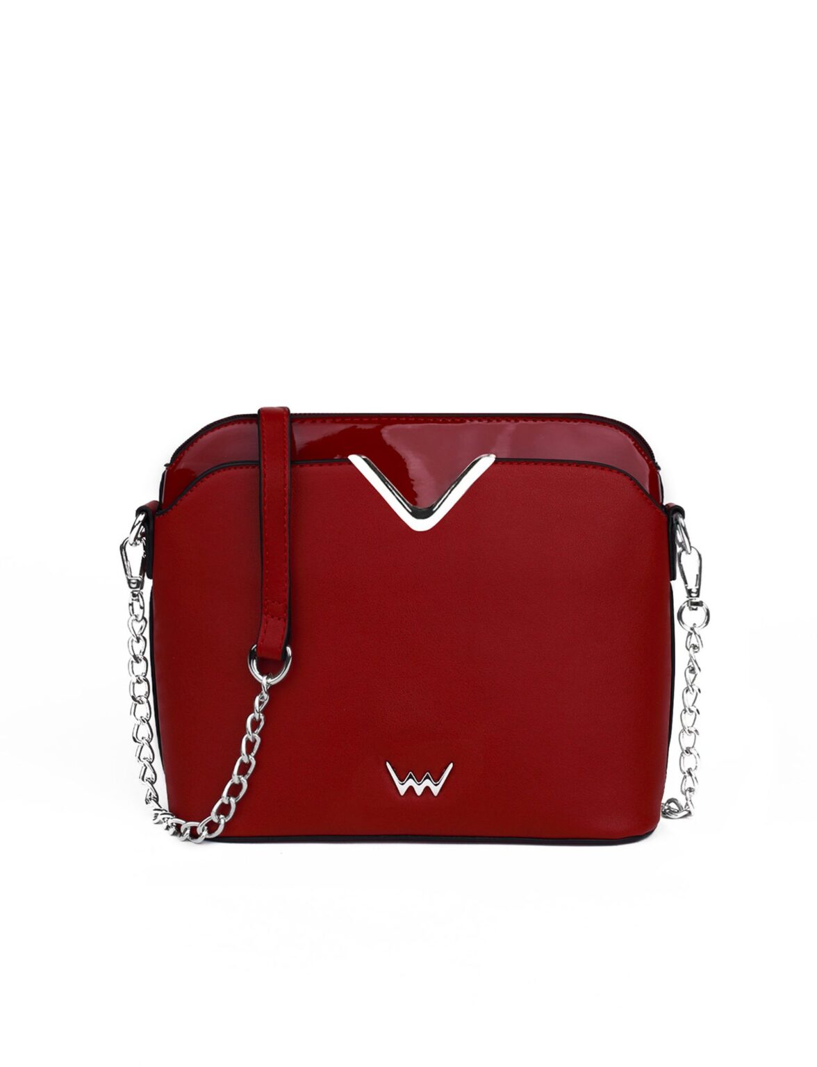 VUCH Fossy Smooth Red Handbag