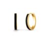 VUCH Gold Black Sara Earrings