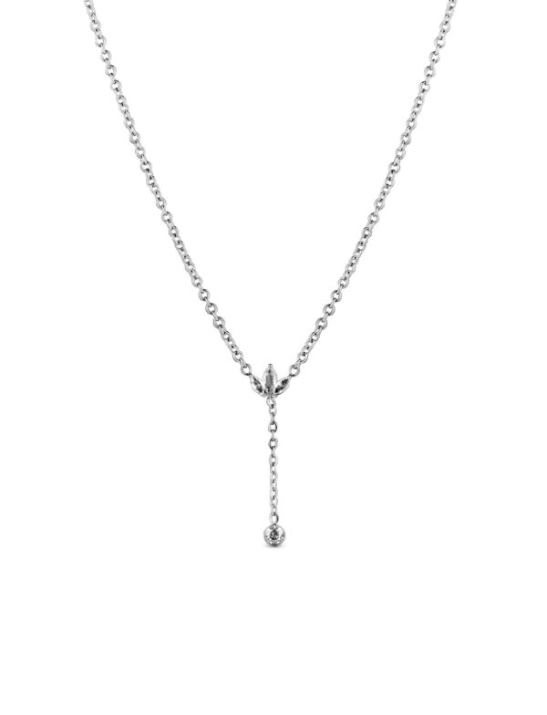 VUCH Krystel Silver Necklace