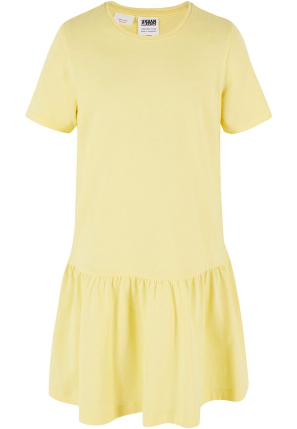 Valance Tee Dress for Girls - Yellow
