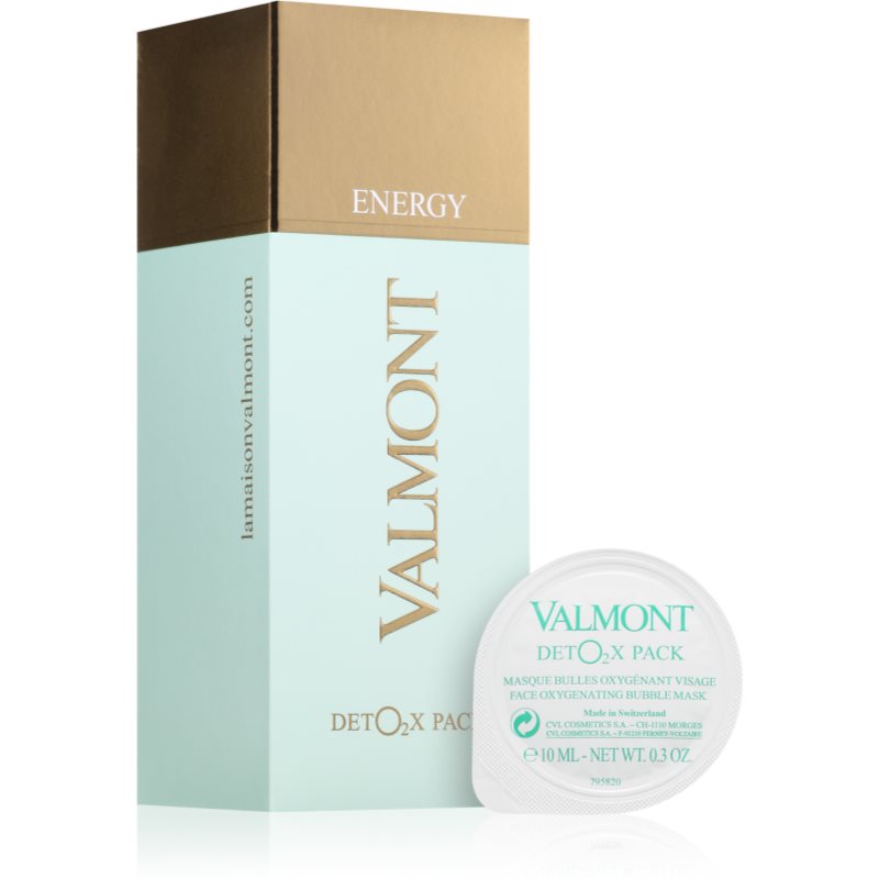 Valmont DetO2x Pack aktív méregtelenítő és élénkítő maszk kapszulás minden bőrtípusra 6x10 ml-Ár
