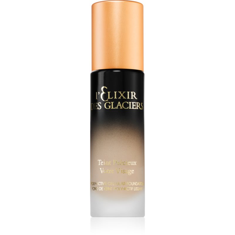 Valmont l' Elixir des Glaciers Teint Précieux Magas fedésű alapozó a bőr kisimításáért és a pórusok minimalizásáért árnyalat Sandy Beige in Paris 30 m-Ár