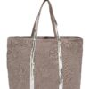 Vanessa Bruno Shopper táska 'CABAS'  taupe / ezüst-hu