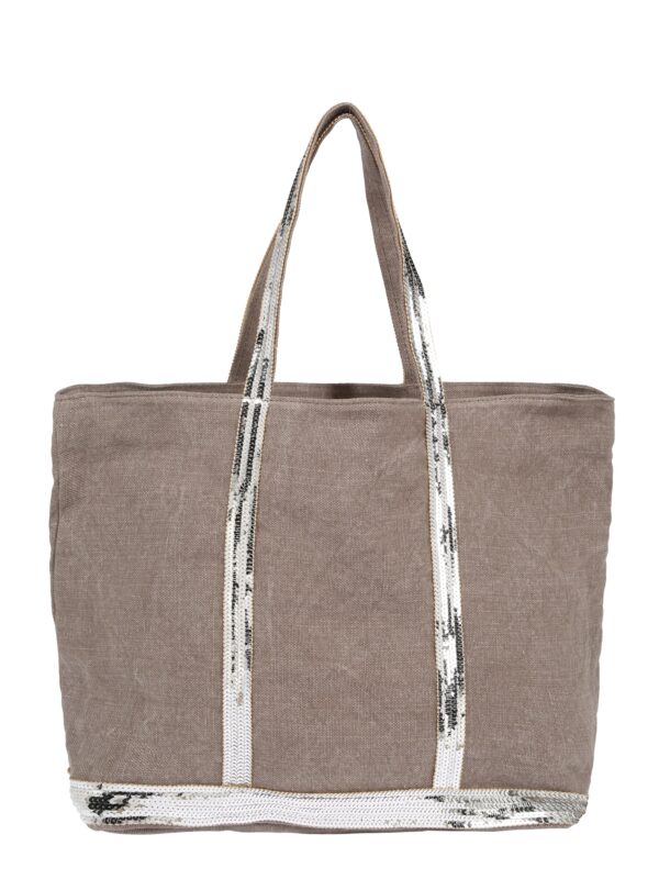 Vanessa Bruno Shopper táska 'CABAS'  taupe / ezüst-hu