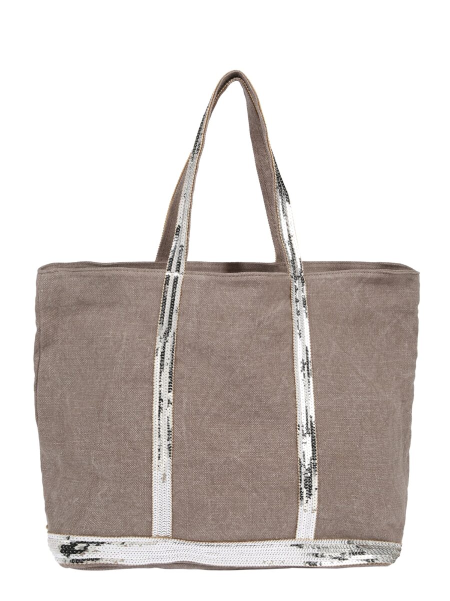 Vanessa Bruno Shopper táska 'CABAS'  taupe / ezüst-hu
