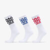 Vans Classic Check Crew 3-Pack White 38.5-42-alacsony-ár