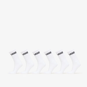 Vans Classic Crew Socks 6-Pack White 9.5-13-alacsony-ár