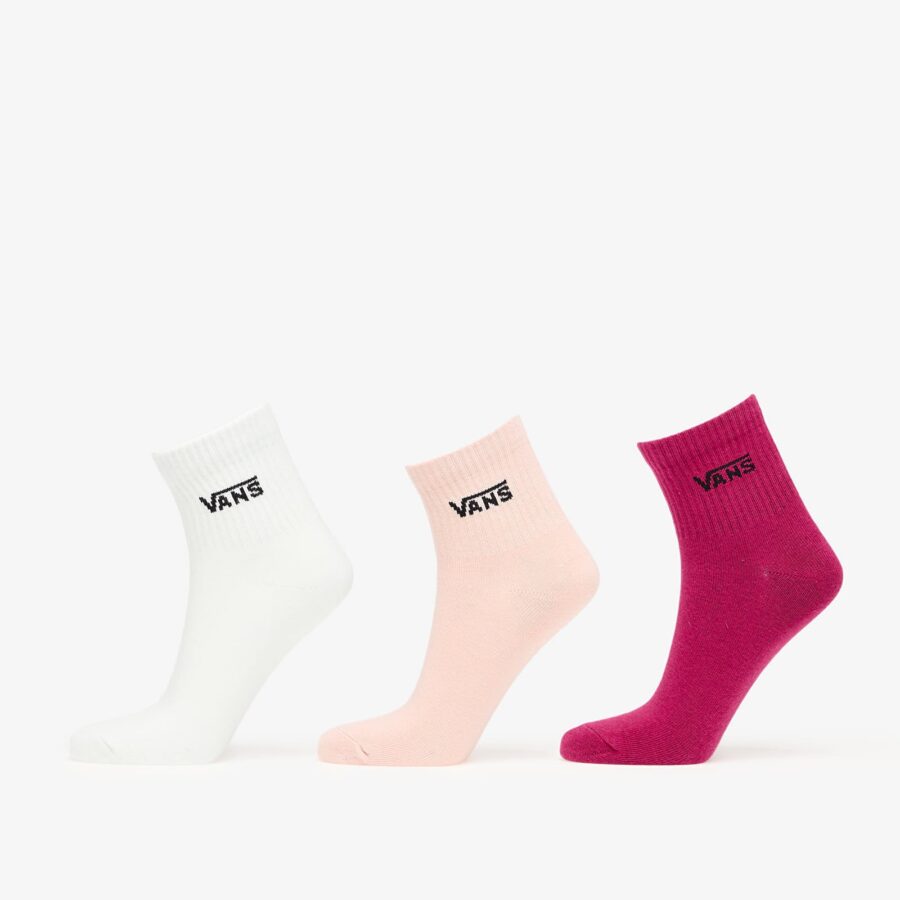 Vans Classic Half Crew Socks Cherries Pink/ White 38