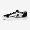 Vans Grey-black boys' patterned sneakers with suede finish details V - unisex