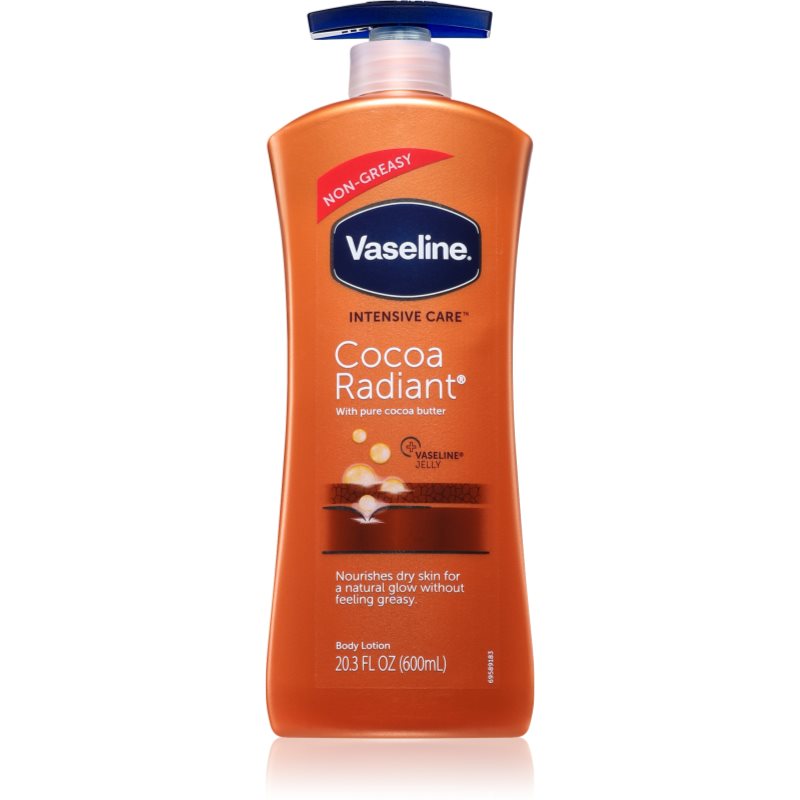 Vaseline Cocoa Radiant Body Lotion testápoló tej száraz bőrre 600 ml-ár