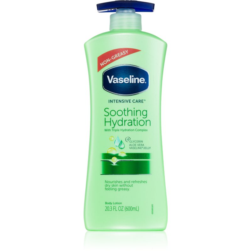 Vaseline Intensive Care nyugtató testápoló tej pumpás Aloe Fresh 600 ml-Ár