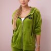 Velour set sweatshirt + kiwi trousers