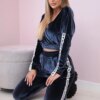 Velour set with graphite Queen inscription