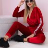 Velour set with red Queen lettering