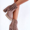 Velúr Platform Boots Lewski Shoes