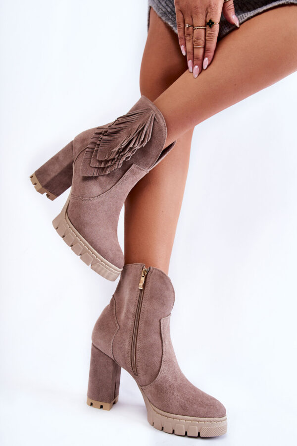 Velúr Platform Boots Lewski Shoes