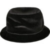 Velvet Bucket Hat Black