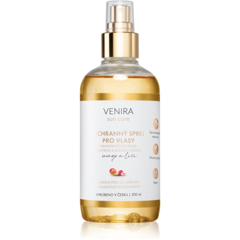 Venira Protective Hair Spray védő spray nap által károsult haj illattal Mango and Lychee 200 ml-Ár