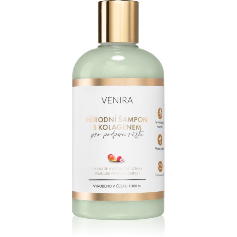 Venira Shampoo for Hair Growth természetes sampon kollagénnel illattal Mango-Lychee 300 ml-Ár