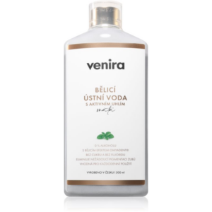 Venira Whitening Mouthwash with Active Charcoal fehérítő szájvíz aktív szénnel 500 ml