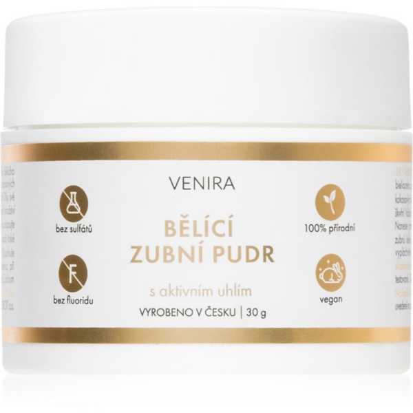 Venira Whitening tooth powder fogfehérítő por aktív szénnel kókuszzal Mint 30 g-Ár