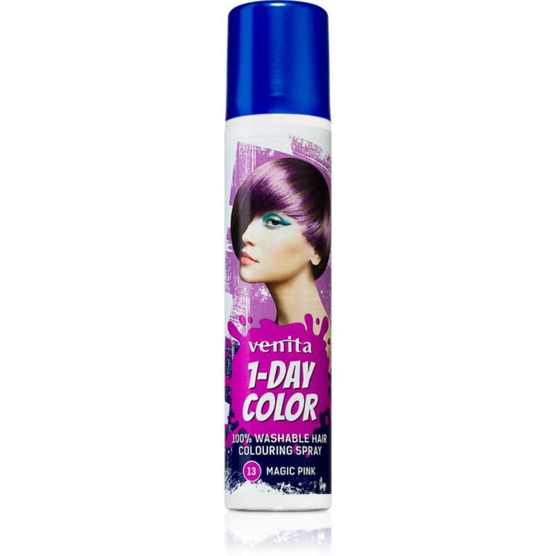 Venita 1-Day Color színező spray hajra árnyalat No. 13 - Magic Pink 50 ml-Ár