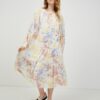 Vero MODA Sally Cream Floral Dress