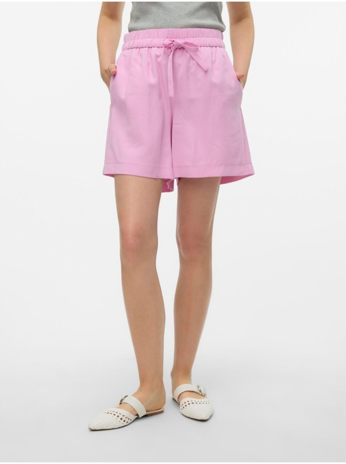 Vero Moda Carmen Women's Light Pink Shorts - Women