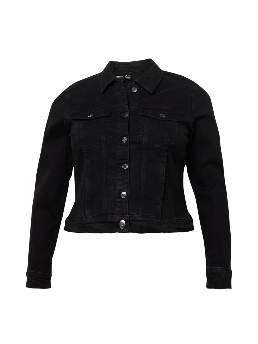 Vero Moda Curve Átmeneti dzseki 'Runa'  fekete-Hungary