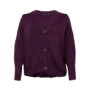 Vero Moda Curve Kardigán 'Lea'  burgundi vörös-Ár