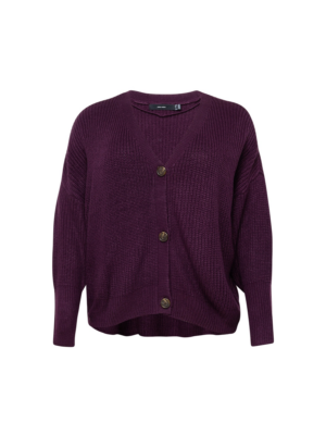 Vero Moda Curve Kardigán 'Lea'  burgundi vörös-Ár