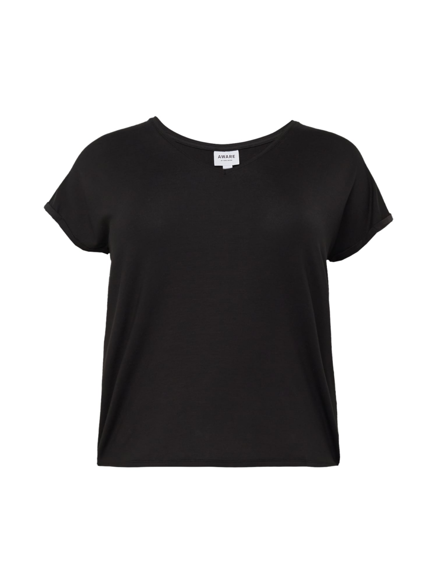 Vero Moda Curve Póló 'Aya'  fekete-Hungary