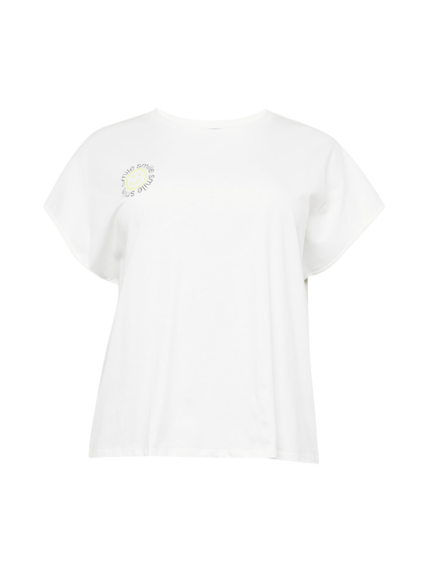 Vero Moda Curve Póló 'GRYAVA'  sárga / fekete / fehér-Ár