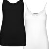Vero Moda Tall Top 'Inge'  fekete / fehér-hu