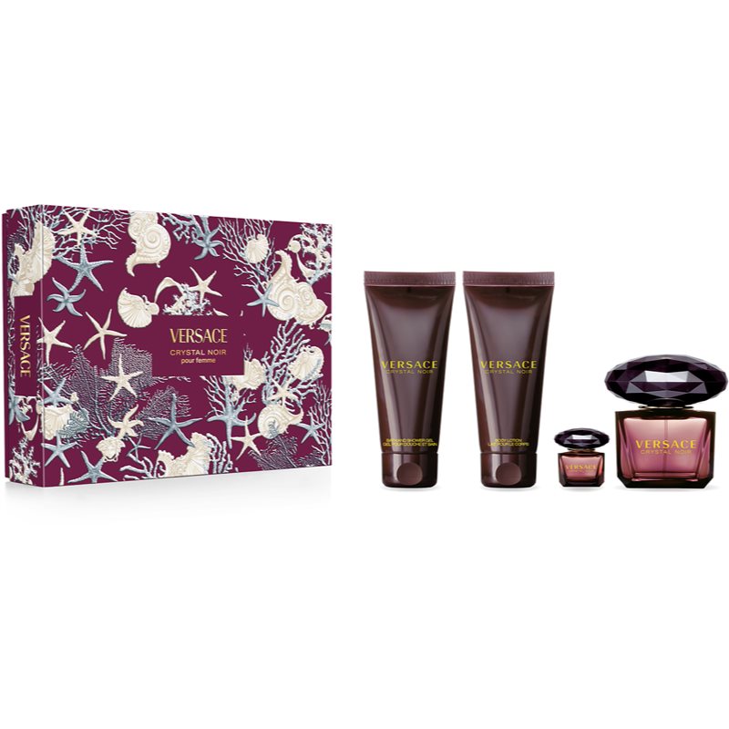 Versace Crystal Noir ajándékszett hölgyeknek