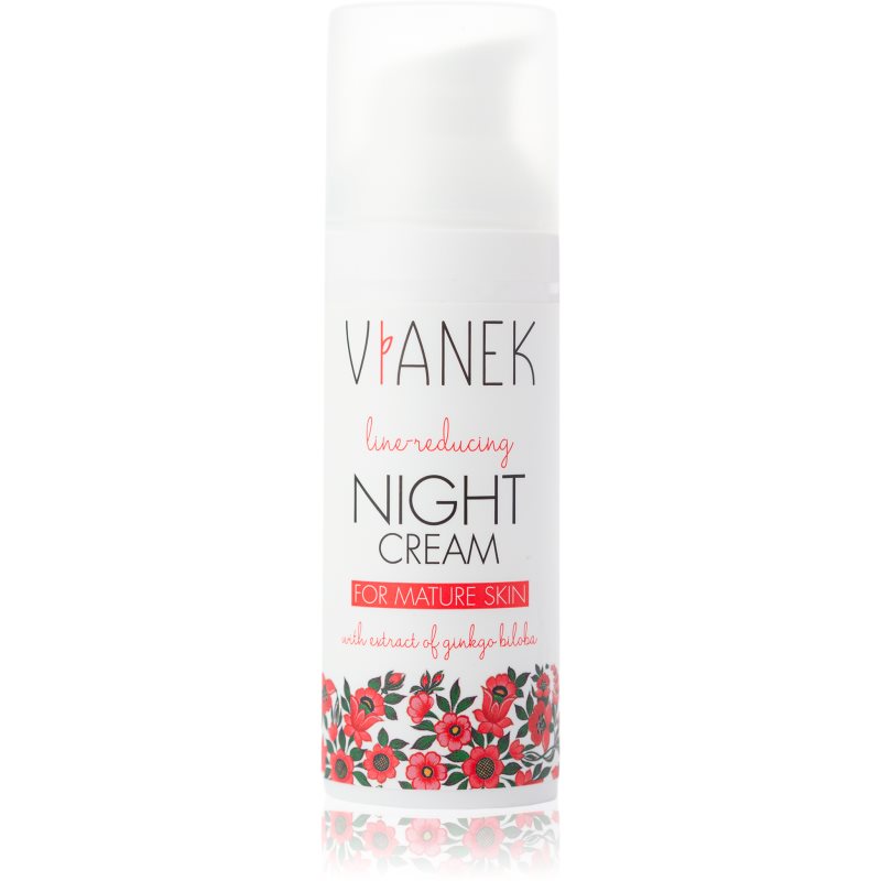 Vianek Line-Reducing fiatalító és simító éjszakai krém érett bőrre 50 ml-Ár
