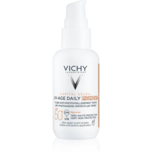 Vichy Capital Soleil Daily SPF50+ védő és tonizáló folyadék arcra SPF 50+ árnyalat Light 40 ml-Ár