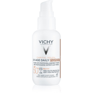 Vichy Capital Soleil Daily SPF50+ védő és tonizáló folyadék arcra SPF 50+ árnyalat Medium 40 ml-ár