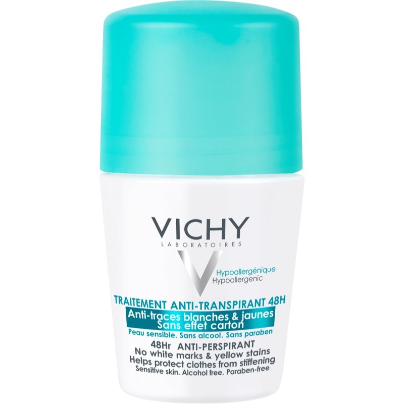 Vichy Deodorant 48h golyós dezodor roll-on a fehér és sárga foltok ellen 50 ml-Eredeti