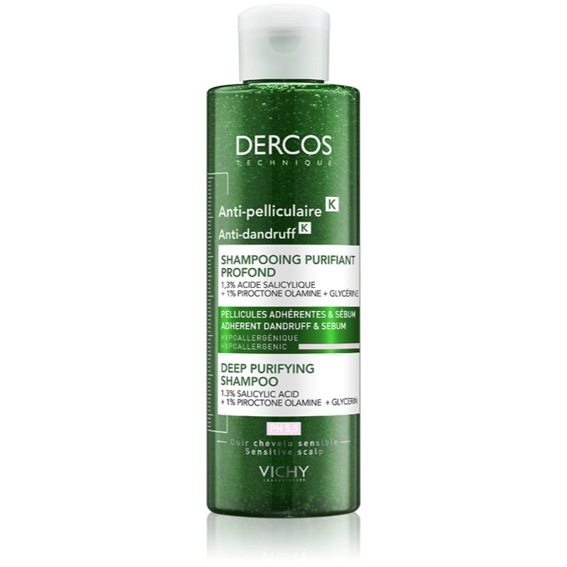 Vichy Dercos Anti-Dandruff K korpásodás elleni sampon peeling hatással 250 ml-Ár