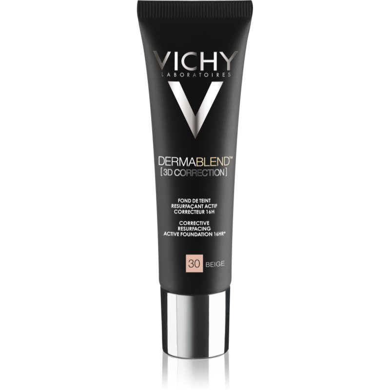 Vichy Dermablend 3D Correction korrekciós bőrsimító alapozó SPF 25 árnyalat 30 Beige 30 ml-Eredeti
