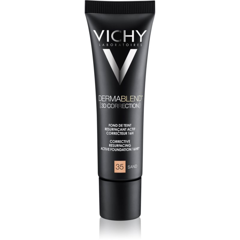 Vichy Dermablend 3D Correction korrekciós bőrsimító alapozó SPF 25 árnyalat 35 Sand 30 ml-Eredeti