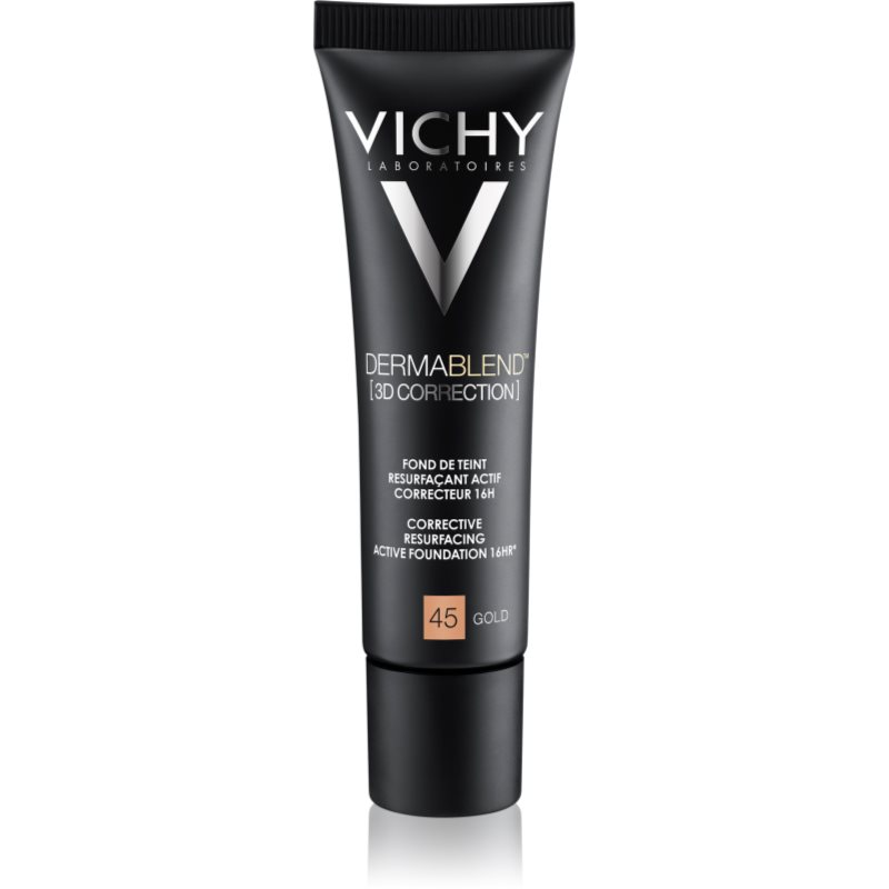 Vichy Dermablend 3D Correction korrekciós bőrsimító alapozó SPF 25 árnyalat 45 Gold 30 ml-Eredeti